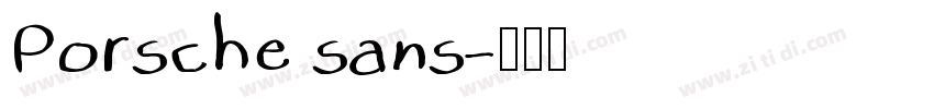 Porsche sans字体转换